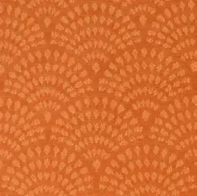 Ткань рулонных жалюзи Ажур оранжевый
