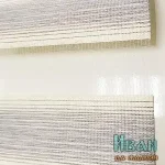 Закат-2 серый ткань жалюзи зебра